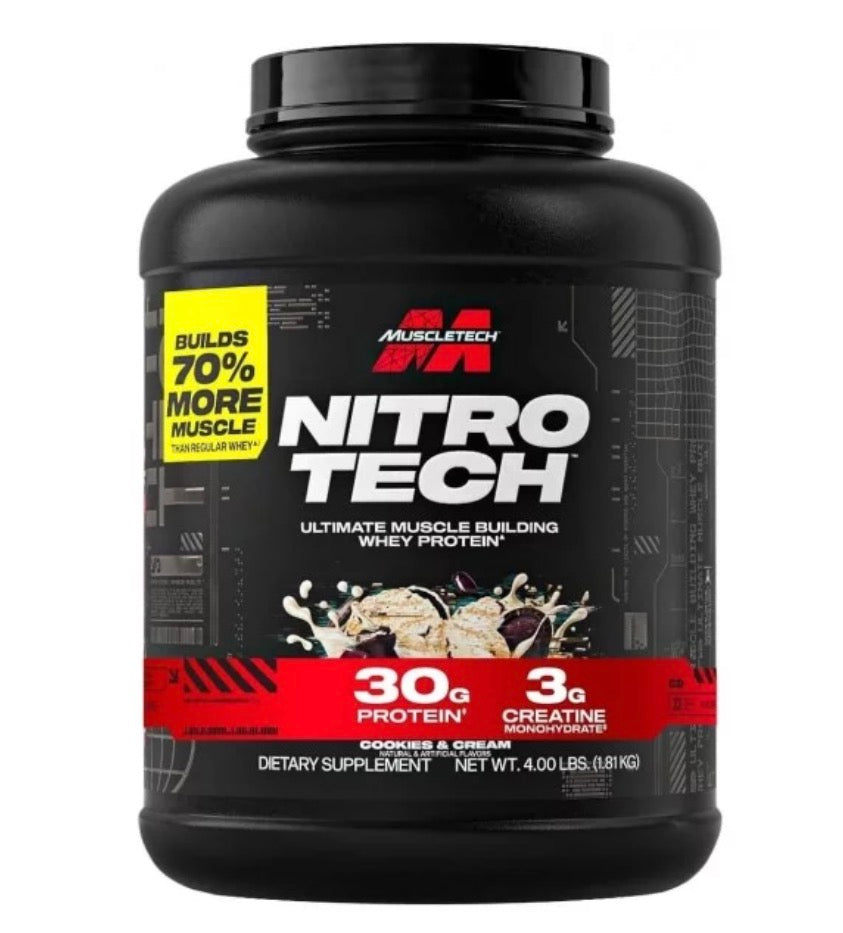 NitroTech Whey Protein 4 Lb